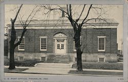 U.S. Post Office Franklin, IN Postcard Postcard Postcard