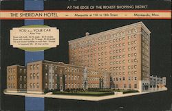 The Sheridan Hotel Postcard