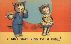 I ain't that kind of a girl! Postcard