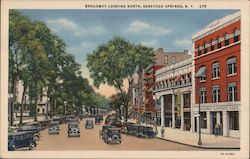 Broadway Looking North Postcard