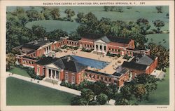 Recreation Centre at Saratoga Spa Postcard