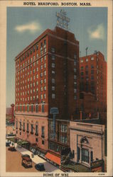 Hotel Bradford Boston, MA Postcard Postcard Postcard