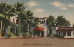 Bakersfield Inn Postcard