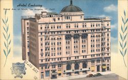 Hotel Embassy Los Angeles, CA Postcard Postcard Postcard