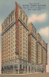 "Rest Assured" Hotel Times Square Postcard