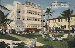 View of Seaside Garden Triton Hotel and Ocean Apts. Postcard