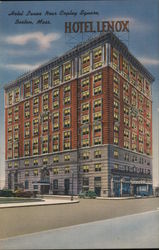 Hotel Lenox Near Copley Square Postcard