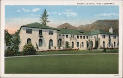 Foothills Hotel Postcard