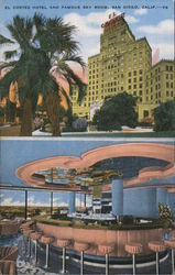 El Cortez Hotel and Famous Sky Room Postcard