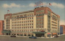 Hotel Indiana Postcard
