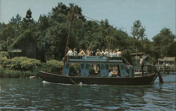 Keel Boat in Frontierland Anaheim California Disney