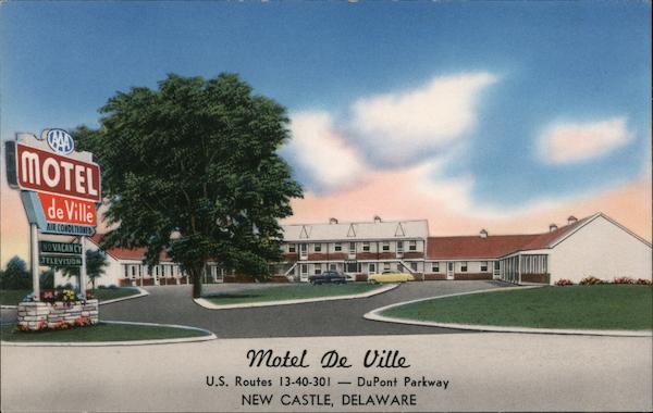 Motel De Ville New Castle Delaware James E. Hess