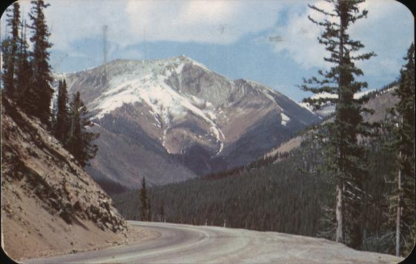 Vista on the eastern slope of Monarch Pass Salida Colorado