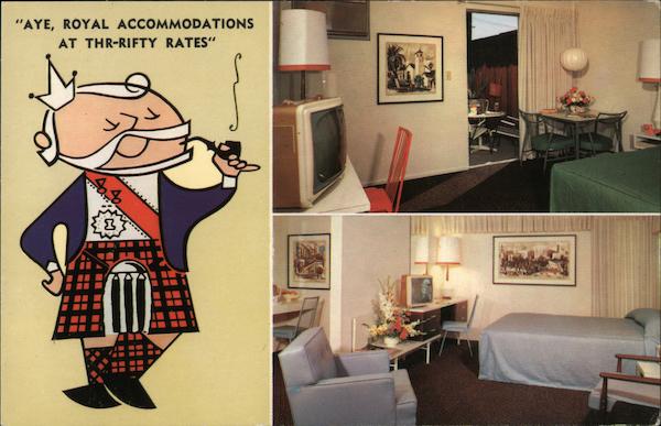 Aye, Royal Accommodations at the Thr-rifty Rates Bakersfield California