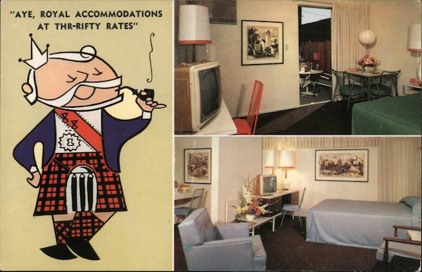 Aye, Royal Accommodations at the Thr-rifty Rates - Imperial '400' Motel Bakersfield California