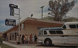 Greyhound Bus Depot Yuma, AZ Postcard Postcard Postcard
