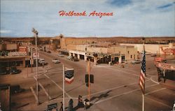 Center of Town Holbrook, AZ Postcard Postcard Postcard