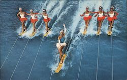 Water Ski Ballet Postcard