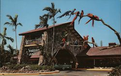 Unusual Entrance to the Parrot Jungle Miami, FL Postcard Postcard Postcard