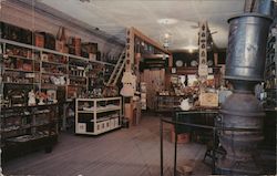 Interior Monte Carlo Mercantile Co. Postcard