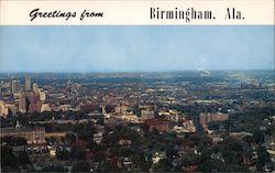 Greetings from Birmingham, Ala. Alabama Postcard Postcard Postcard