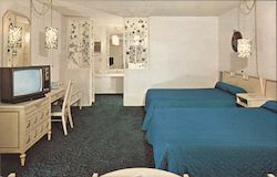 Cosmic Age Lodge Postcard