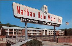 Nathan Hale Motor Inn Postcard