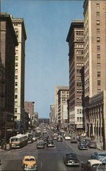 Twentieth Street, Looking North Postcard