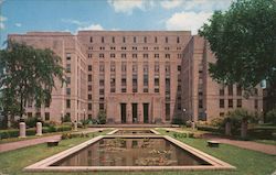 Jefferson County Courthouse, Showing Pools Birmingham, AL Postcard Postcard Postcard