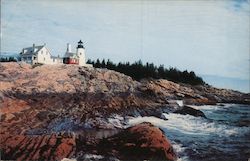 Lighthouse on the Rockbound Coast of Maine Postcard