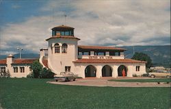 Santa Barbara Municipal Airport California Postcard Postcard Postcard