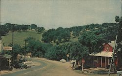 Street Scene, Drytown California Postcard Postcard Postcard