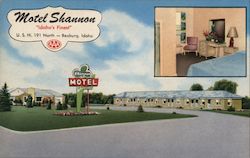 Motel Shannon - "Idaho's Finest" Postcard