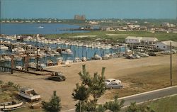 Harbor, Utsch's Dock in Foreground Postcard