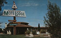 Santa Clara Motel Lodge Postcard