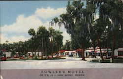 Fowler's Motel Postcard