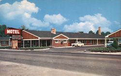 Hillside Manor Motel Postcard