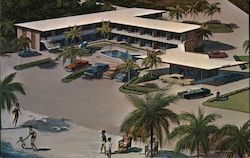 Hi Seas Motel and Apartments Postcard