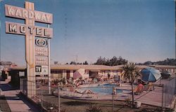 Wardway Motel Lomita, CA Postcard Postcard Postcard