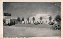 Palomino Apartments Hot Springs, NM Postcard Postcard Postcard