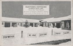 Bratton's Cottages Postcard