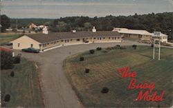 The Buoy Motel Falmouth, ME Postcard Postcard Postcard