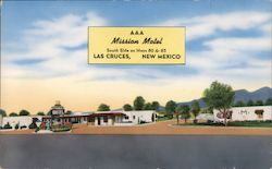 Mission Motel South side on hwys 80 & 85 Postcard