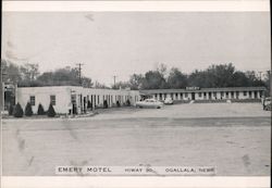 Emery Motel Ogallala, NE Postcard Postcard Postcard