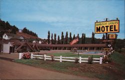 Humboldt Gables Motel Postcard