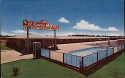 Lodi El Rancho Motel Postcard