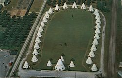 The Motel Wigwam Village Postcard