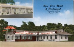 Blue Bird Motel & Restaurant Postcard