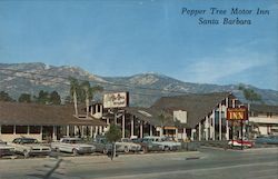 Pepper Tree Motor Inn Santa Barbara, CA Postcard Postcard Postcard
