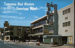 Tamanaca Best Western Downtown Motel Postcard